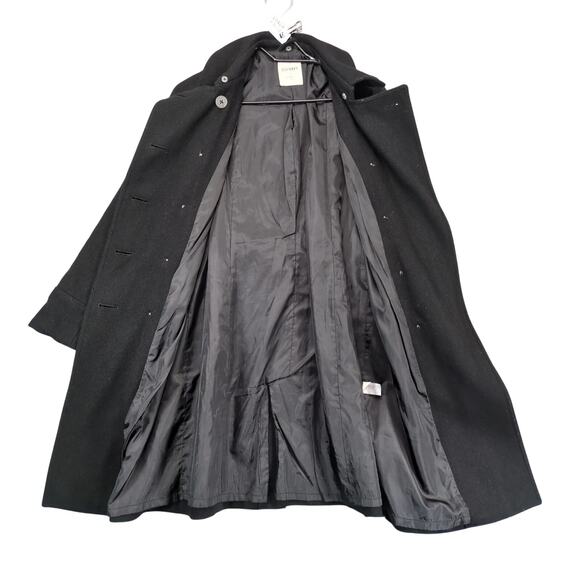 Old Navy Back Pea Coat Women's S Double Breasted, Tie Waist Belt Wool Blend - Picture 2 of 10